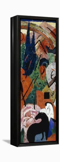 Landscape with Animals and Rainbow-Franz Marc-Framed Premier Image Canvas