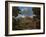 Landscape With Antique Tomb And Two Figures-Nicolas Poussin-Framed Giclee Print