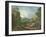 Landscape with Banditti round a Tent, 1752 (Oil on Canvas)-Richard Wilson-Framed Giclee Print