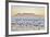 Landscape with Beach and Table Mountain at Sunrise-Werner Lehmann-Framed Photographic Print