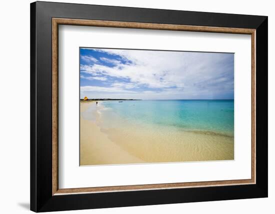 Landscape with Beach and Turquoise Sea, Meads Bay, Anguilla, Lesser Antilles-Stefano Amantini-Framed Photographic Print