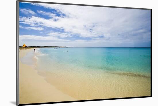 Landscape with Beach and Turquoise Sea, Meads Bay, Anguilla, Lesser Antilles-Stefano Amantini-Mounted Photographic Print