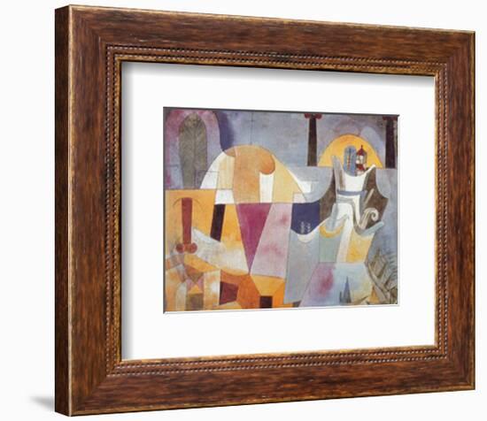 Landscape with Black Columns-Paul Klee-Framed Art Print