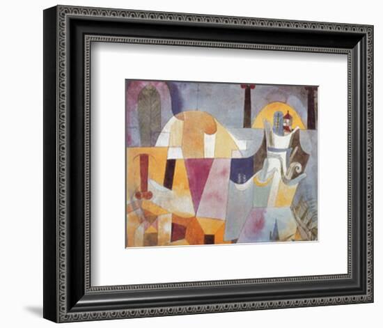 Landscape with Black Columns-Paul Klee-Framed Art Print