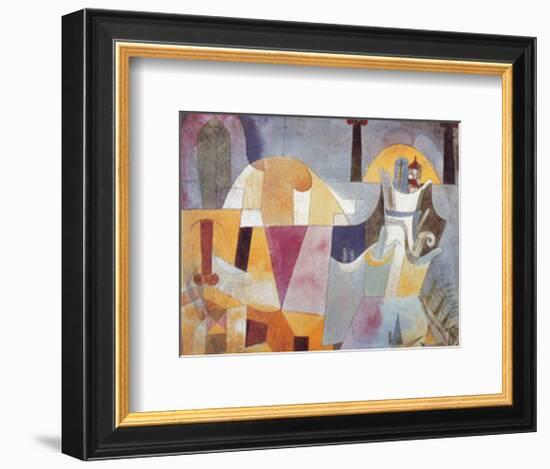 Landscape with Black Columns-Paul Klee-Framed Art Print