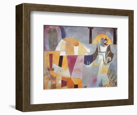 Landscape with Black Columns-Paul Klee-Framed Art Print