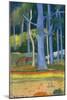 Landscape with Blue Trees (Paysage Aux Troncs Bleu), 1892-Paul Gauguin-Mounted Giclee Print