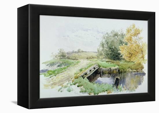 Landscape with Bridge over a Stream-John Clayton Adams-Framed Premier Image Canvas