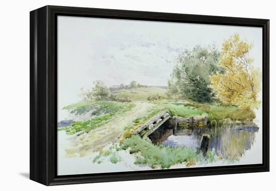 Landscape with Bridge over a Stream-John Clayton Adams-Framed Premier Image Canvas