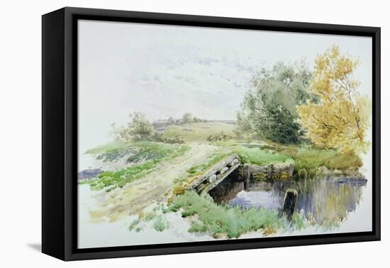 Landscape with Bridge over a Stream-John Clayton Adams-Framed Premier Image Canvas