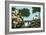 Landscape with Bridge-Henri Rousseau-Framed Art Print