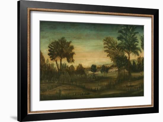 Landscape with Buildings, late 18th century-American School-Framed Giclee Print