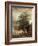 Landscape with Carriage or House Beyond the Trees-Paulus Potter-Framed Premium Giclee Print