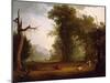 Landscape with Cattle, 1846-George Caleb Bingham-Mounted Giclee Print