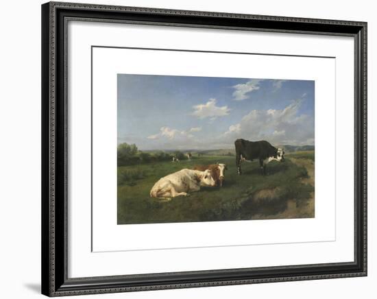 Landscape with Cattle-Rosa Bonheur-Framed Premium Giclee Print