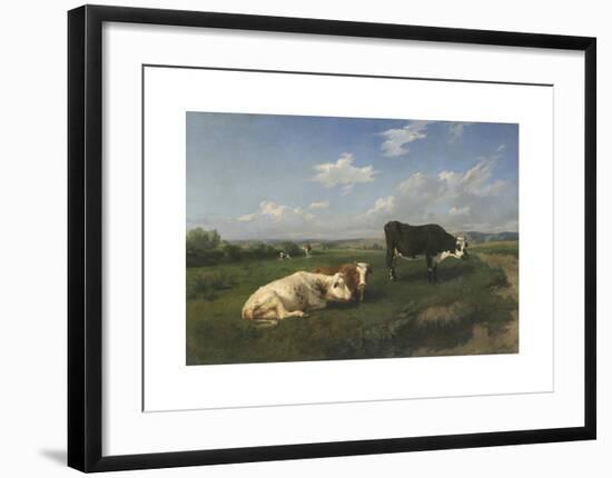 Landscape with Cattle-Rosa Bonheur-Framed Premium Giclee Print