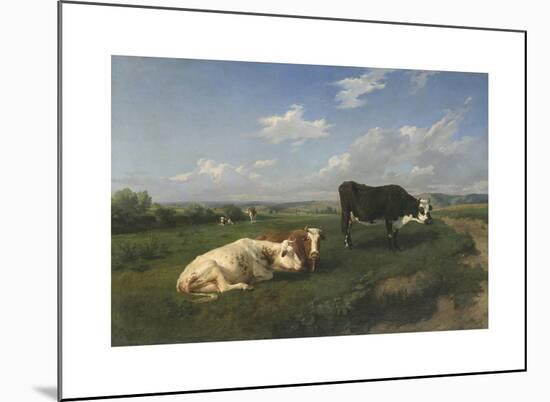 Landscape with Cattle-Rosa Bonheur-Mounted Premium Giclee Print