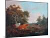 Landscape with Cattle-William Collins-Mounted Giclee Print