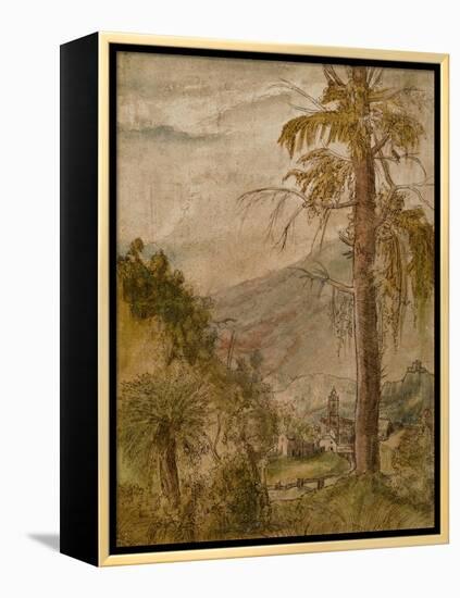 Landscape with Church-Albrecht Altdorfer-Framed Premier Image Canvas