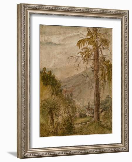 Landscape with Church-Albrecht Altdorfer-Framed Giclee Print