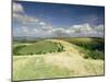 Landscape with Clouds, Win Green, Wiltshire, England, United Kingdom-Michael Busselle-Mounted Photographic Print