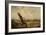 Landscape with Cornfield-John Linnell-Framed Giclee Print