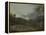 Landscape with Cottagers-George the Elder Barret-Framed Premier Image Canvas
