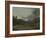 Landscape with Cottagers-George the Elder Barret-Framed Giclee Print