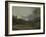 Landscape with Cottagers-George the Elder Barret-Framed Giclee Print