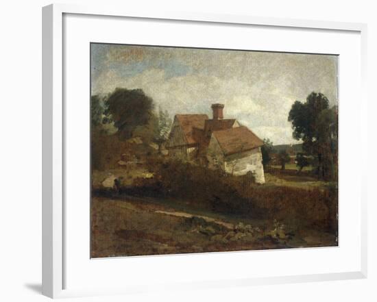 Landscape with Cottages, c.1809-John Constable-Framed Giclee Print