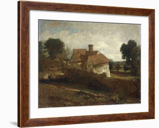 Landscape with Cottages, c.1809-John Constable-Framed Giclee Print