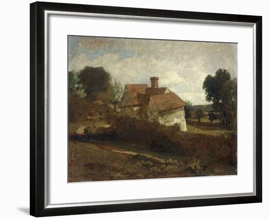 Landscape with Cottages, c.1809-John Constable-Framed Giclee Print