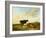 Landscape with Cows and Sheep, 1850-Thomas Sidney Cooper-Framed Giclee Print