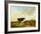 Landscape with Cows and Sheep, 1850-Thomas Sidney Cooper-Framed Giclee Print