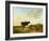 Landscape with Cows and Sheep, 1850-Thomas Sidney Cooper-Framed Giclee Print