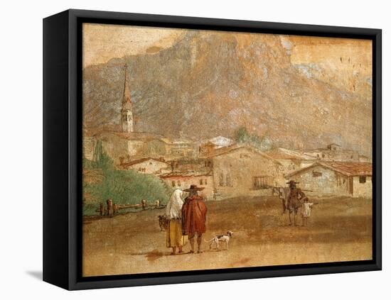 Landscape with Cupid, 1757-Giambattista Tiepolo-Framed Premier Image Canvas