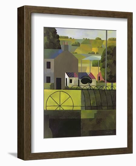 Landscape with Derelict Farm, 1993-Reg Cartwright-Framed Giclee Print