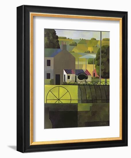 Landscape with Derelict Farm, 1993-Reg Cartwright-Framed Giclee Print