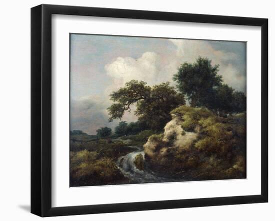 Landscape with Dune and Small Waterfall-Jacob Isaacksz Van Ruisdael-Framed Giclee Print