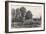 Landscape with Elm Tress and a House-John Constable-Framed Giclee Print