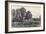 Landscape with Elm Tress and a House-John Constable-Framed Giclee Print