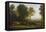 Landscape with Erminia in Discourse with the Old Man and His Sons-Claude Lorraine-Framed Premier Image Canvas