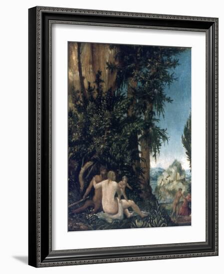 Landscape with Family of Satyrs, 1507-Albrecht Altdorfer-Framed Giclee Print