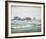 Landscape with Farm Buildings, 1954-Laurence Stephen Lowry-Framed Giclee Print
