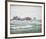 Landscape with Farm Buildings, 1954-Laurence Stephen Lowry-Framed Giclee Print