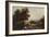 Landscape with Figures, 18th century, (1915)-Francesco Zuccarelli-Framed Giclee Print