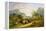 Landscape with Figures and Cattle-James Leakey-Framed Premier Image Canvas