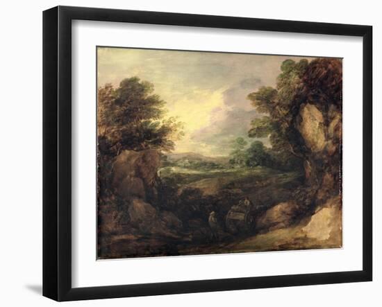 Landscape with Figures, C.1786-Thomas Gainsborough-Framed Giclee Print