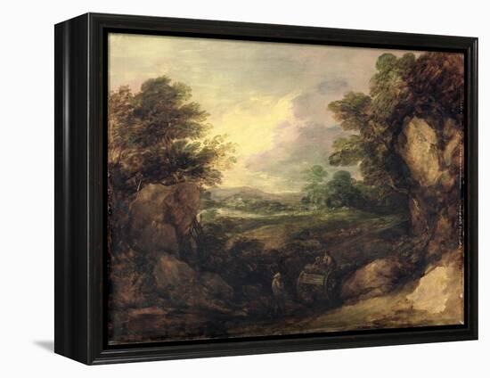 Landscape with Figures, C.1786-Thomas Gainsborough-Framed Premier Image Canvas