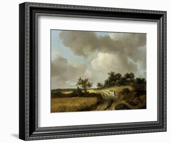 Landscape with Figures on a Path, c.1746-48-Thomas Gainsborough-Framed Giclee Print